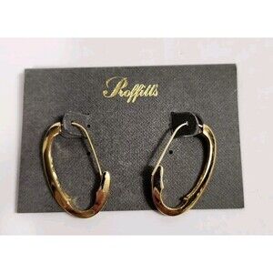 Vintage Proffitts Goldtone Dangle Earrings NEW!!